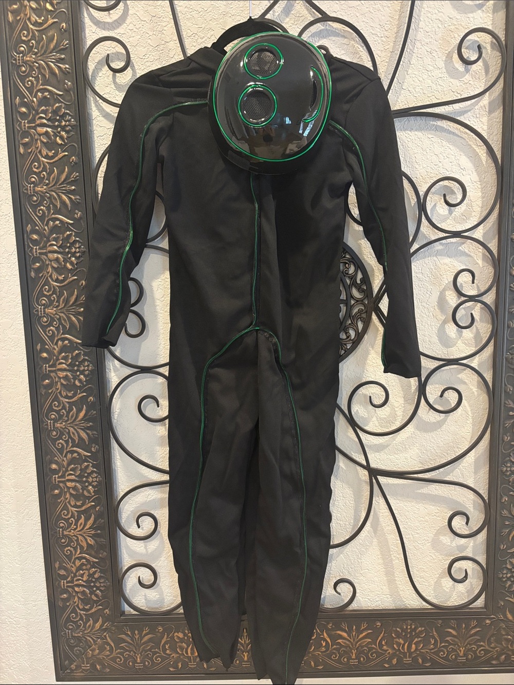 Green Light-up Stick figure Costume